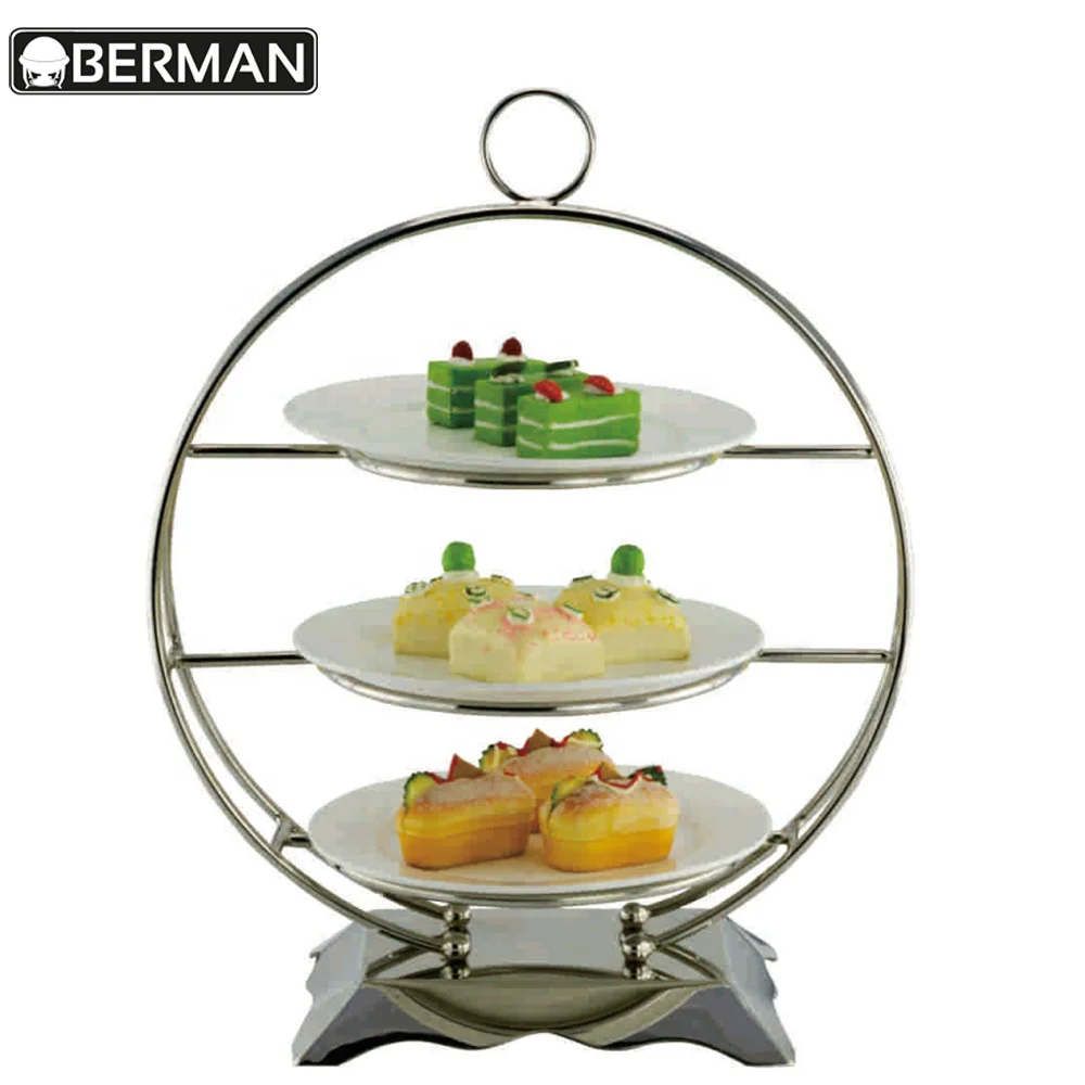 Hotel restaurant supplies copper buffet server gold stainless steel buffet snack food display risers stand, used bread racks