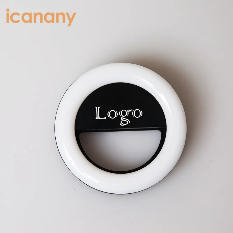 2021 High Quality Custom Logo RK14 led mobile phone selfie ring light for smartphones
