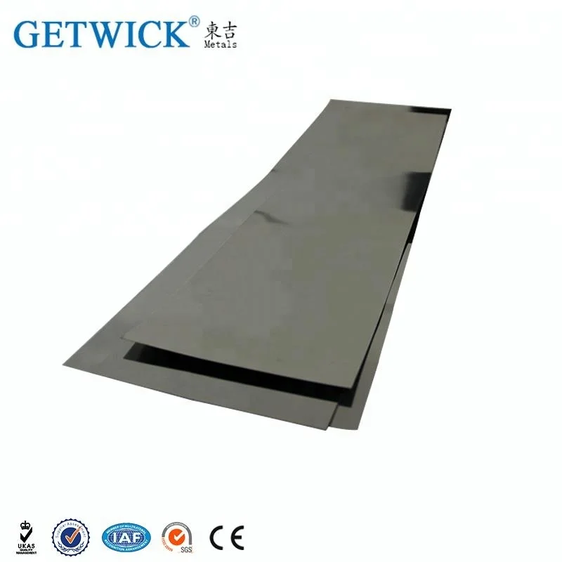 Hot Rolling tungsten thin plate ASTM B760 tungsten foil for Sale