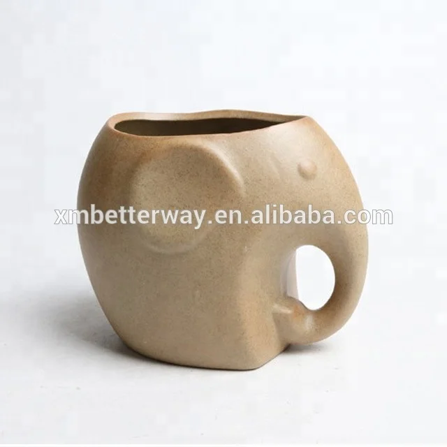 
cute ceramic succulent planter elephant animal shaped plant pot 