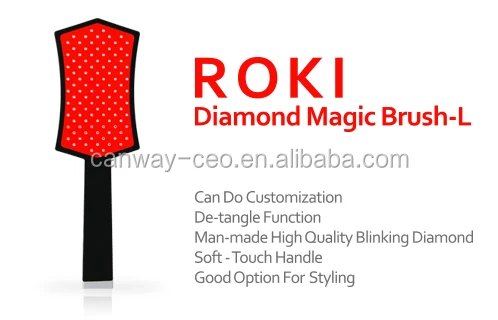 Detangling Tamer Ultra Hair Detangler Brush Styling Professional Detangle Brush Tamer for Thick Curly Long Hair Barber Comb Tool