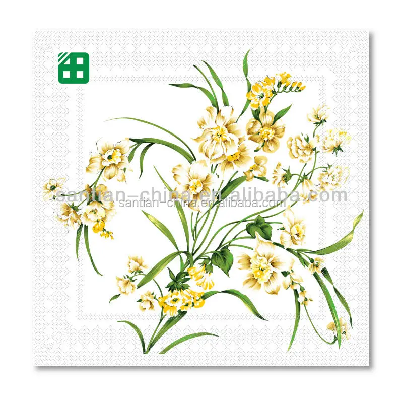 33X33Cm Roses Paper Napkins For Decoupage, Decoupage Napkins