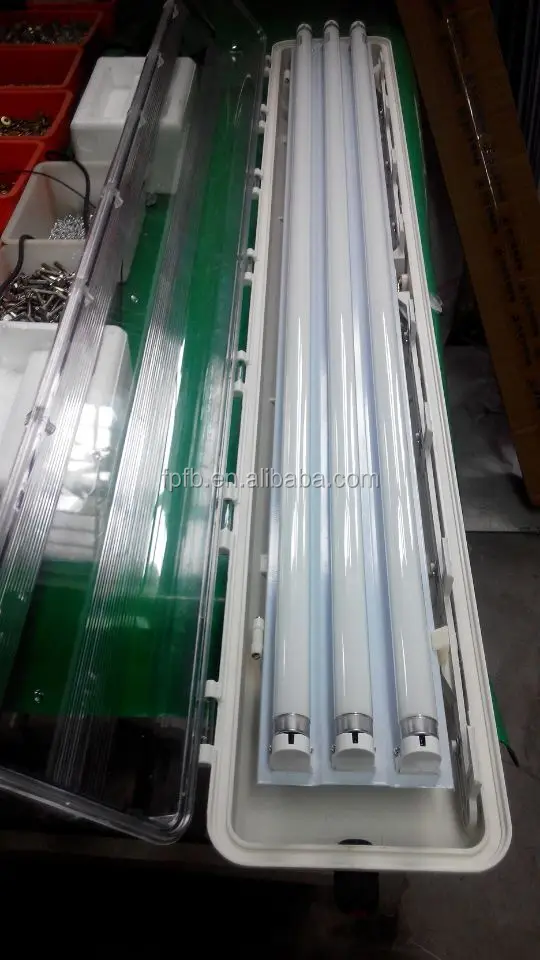 BYS 72W IP66 Explosion proof GRP enclosure full plastic surface mount light fixture Ex poof LED lights