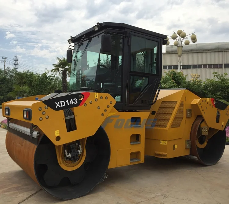 XCM XD143 Hot Model 14 ton Tandem Drum Road Roller Specification