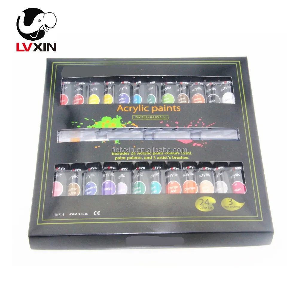 Professional Hot Sale Non-Toxic Art Watercolor Paint, Acrylic Paint Set