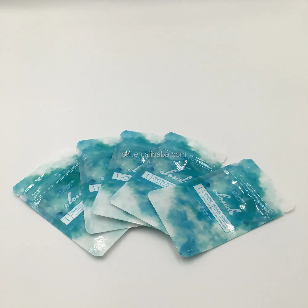 factory price plastic small printed stand up zipper bag