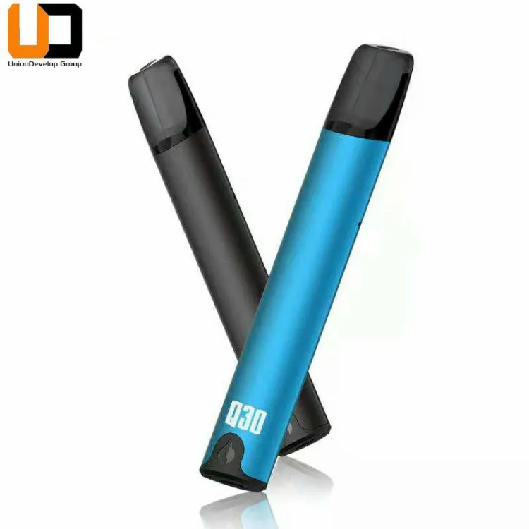 
Best selling 2ml empty pods 350mah built-in battery custom logo disposable pod flat style cbd pod 