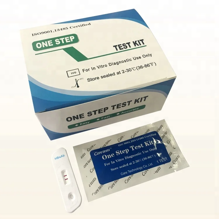 
High Quality Professional Detection Infectious Home Rapid Hepatitis B Test Kit 