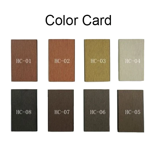 Feeling Dog House Garden Yard Fence Cheap Natural WPC Poland 50*14mm Outdoor Fence 7 Regular Colors for Choice 14mm Greentiger