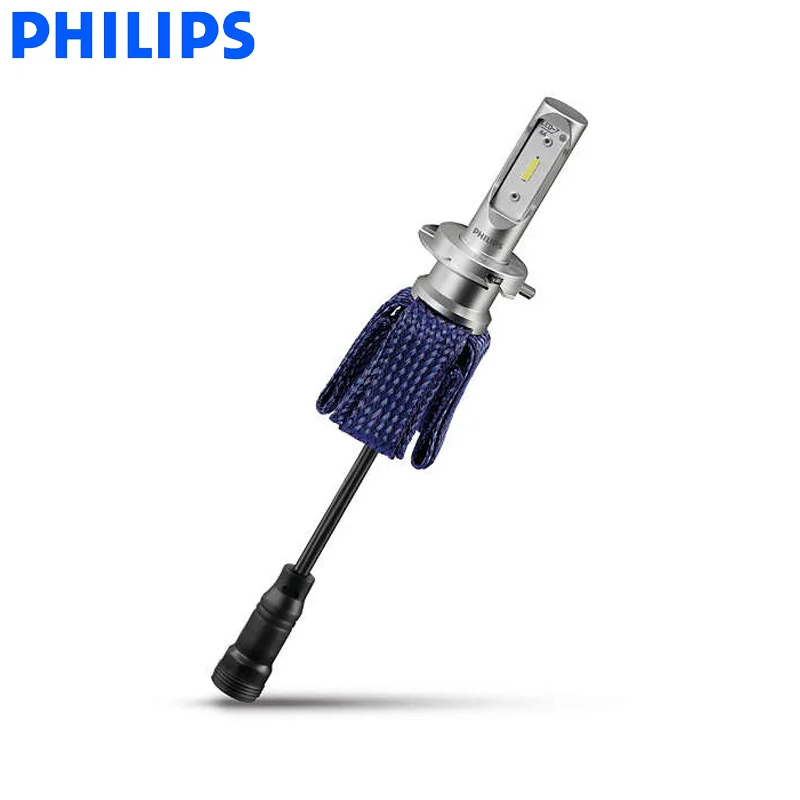 Philips LED H7 Ultinon Essential LED Car Bulbs 6000K Bright White Light Auto Headlight Innovative Heat 11972UE X2, Pair