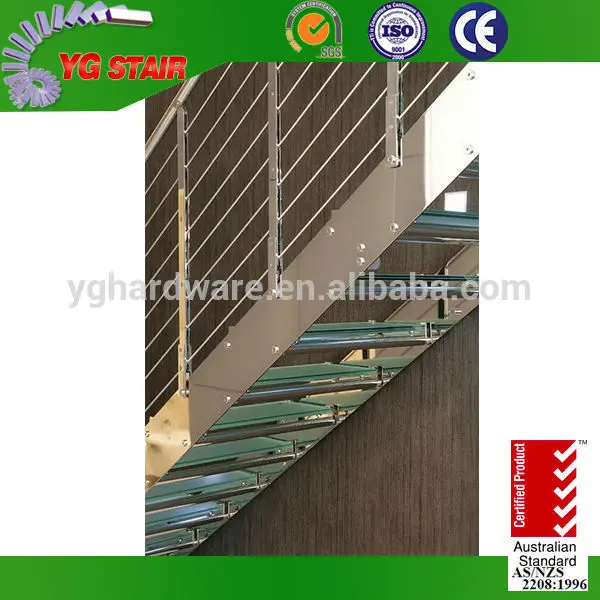Закаленное стекло лестница
