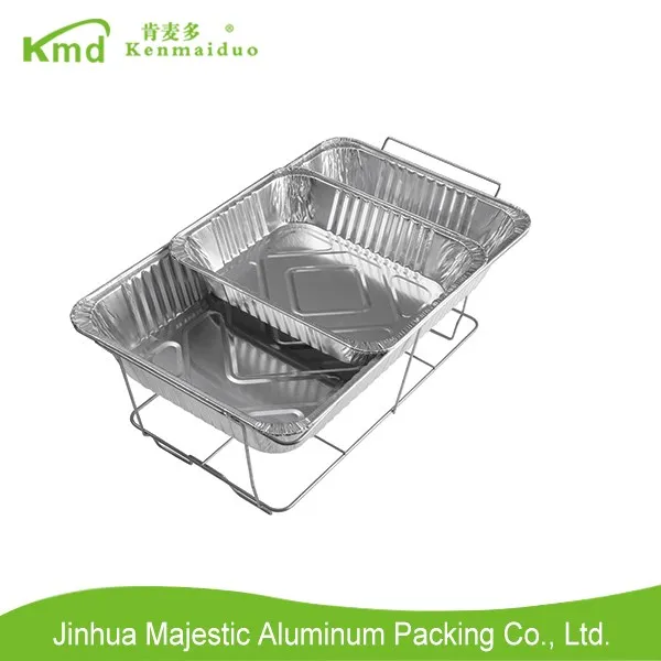 BBQ Mat Aluminum Foil Containers Packing Huge Tray lunch box home kitchen use outdoor eco-friendly