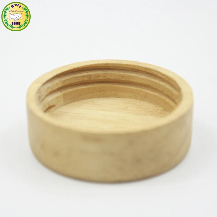 cosmetic packaging wood amber wooden lid glass jar frosted black glass jars with bamboo lid