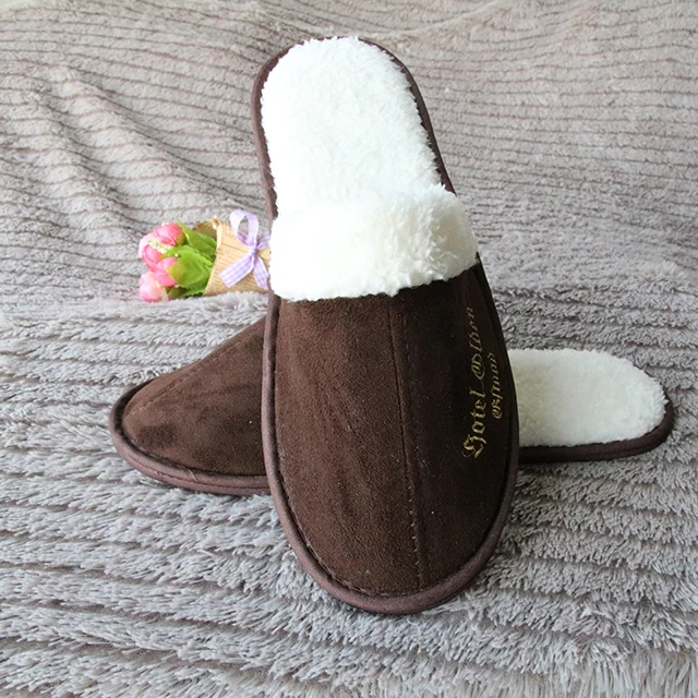 Personalized luxury   wholesale factory spa washable disposable Hotel slippers