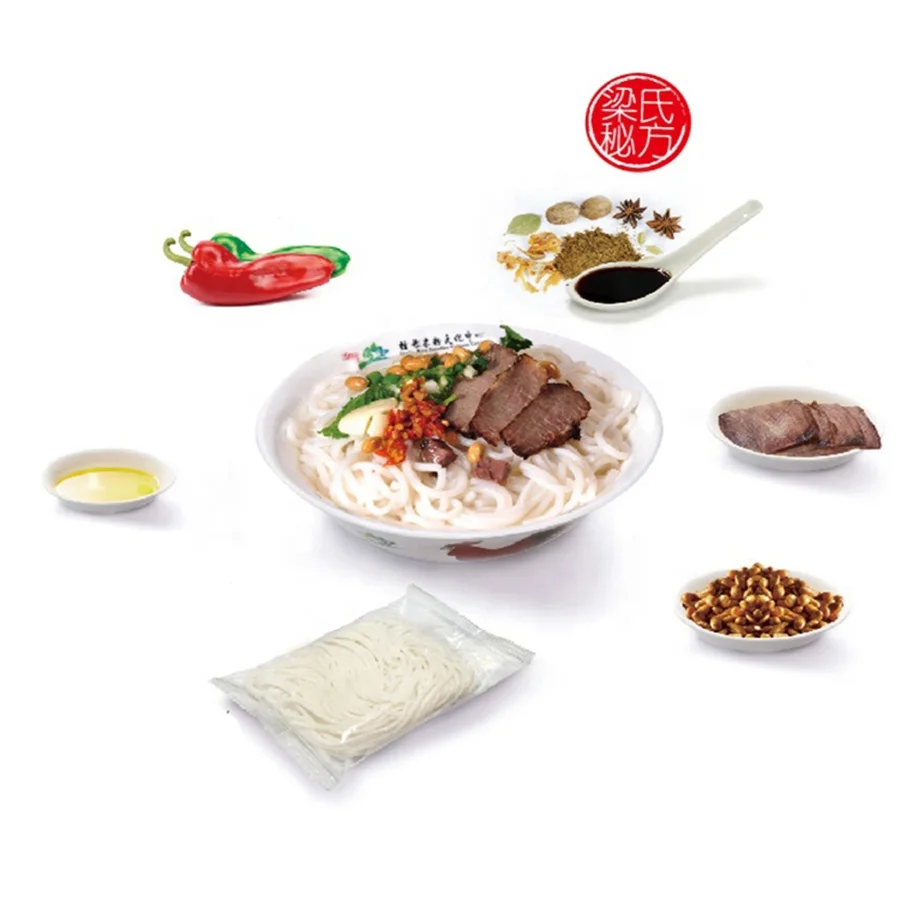 Лидер продаж, рисовая лапша для приготовления пищи без быстрого приготовления, свежая китайская традиционная рисовая лапша