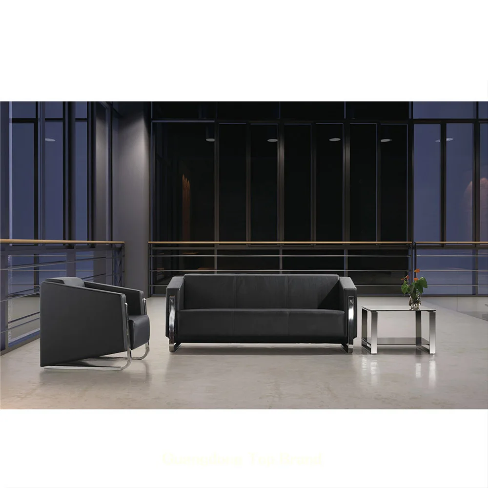 Фабрика foshan, стальная рама, диван, PU диван SJ894