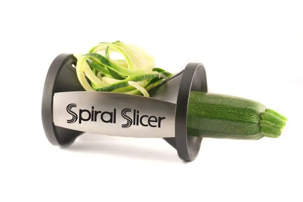 
Spiral Slicer Vegetable Zoodle Spiralizer - Veggie Noodle Maker Pasta Cutter - With Kitchen Peeler Bundle 