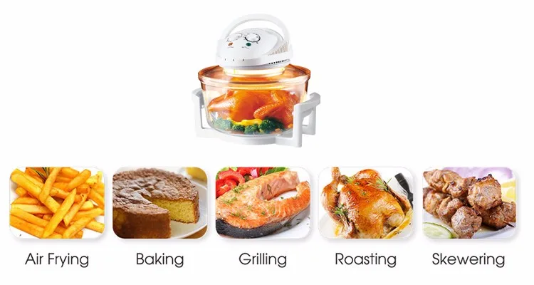 12L electric home use turbo halogen convection oven air fryer