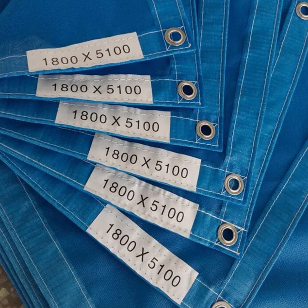 Защитная сетка для строительных лесов из ПВХ