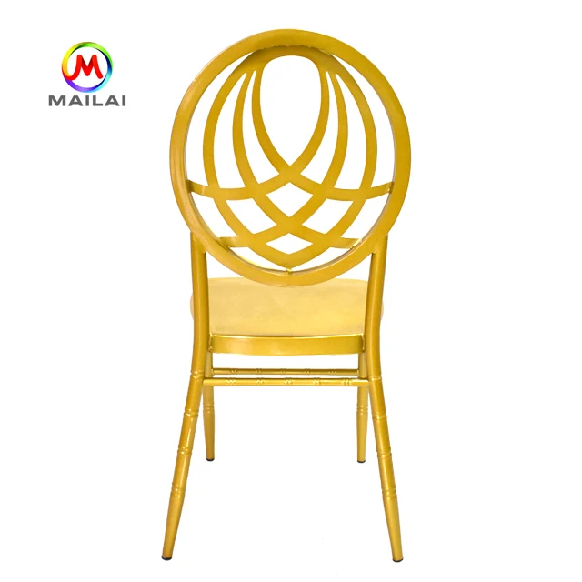 Wholesale Cheap Metal Chair Iron Wedding Dining Chairs for Sale