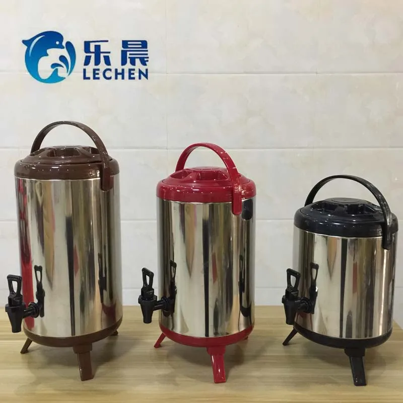 Оборудование для кофейни, коммерческая емкость для молока и чая из нержавеющей стали, Теплосберегающая емкость, изоляционная емкость для молока и чая