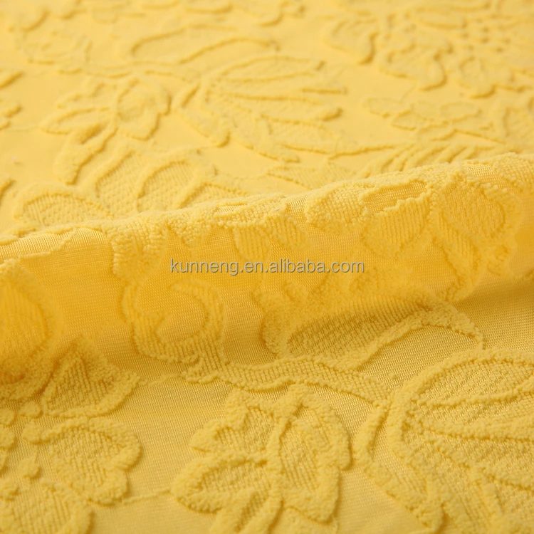 factory custom design polyester velvet jacquard surat damask velvet fabric