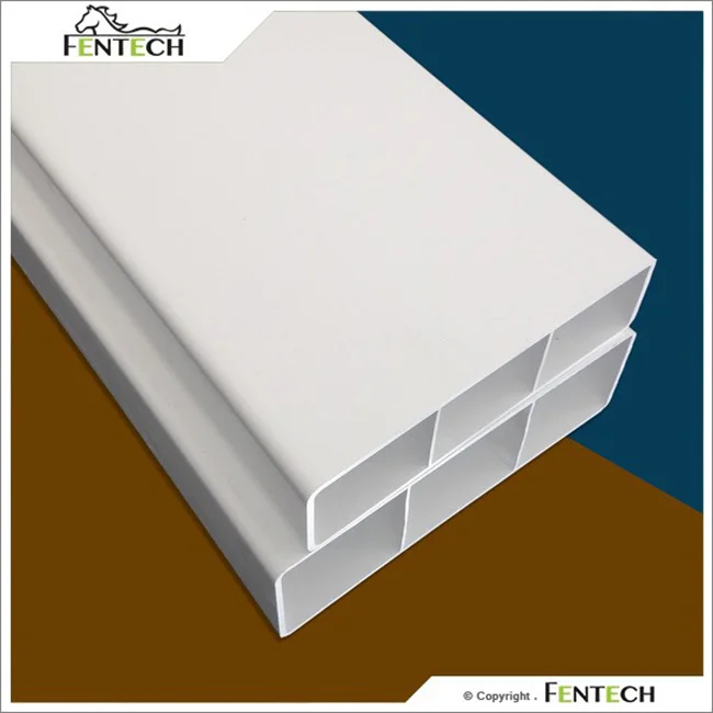 Fentech Manufacturing Top Quality 3Rails Vinyl/Plastic/PVC Safety Fence