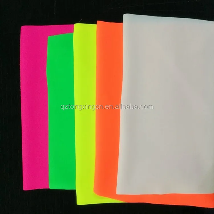 Sample Free Stitching Stretchable Cotton Glow in The Dark Fabric