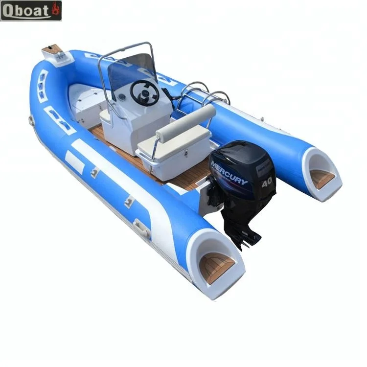 Cool Design 14ft Hypalon Tube Fiberglass Hull Rib Boats