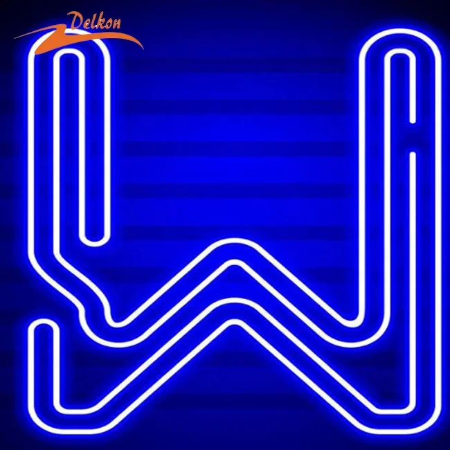 LED Silicone Neon Strip 20x20 mm 20mm Diameter Led Neon Tube 360 Degree Round LED Neon Rope Light