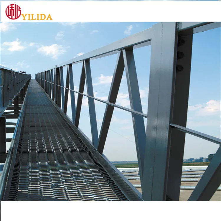 Industrial style decorative mesh expanded metal stair treads
