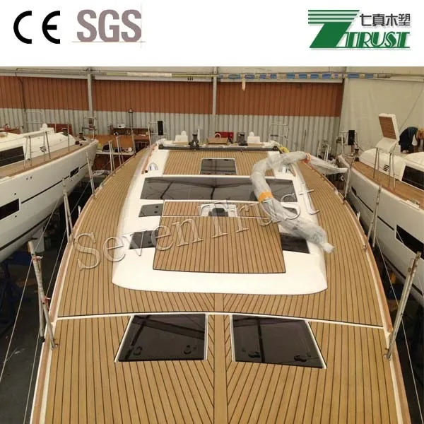 Roll deck Marine Flooring PVC Foam Decking Material for Boats