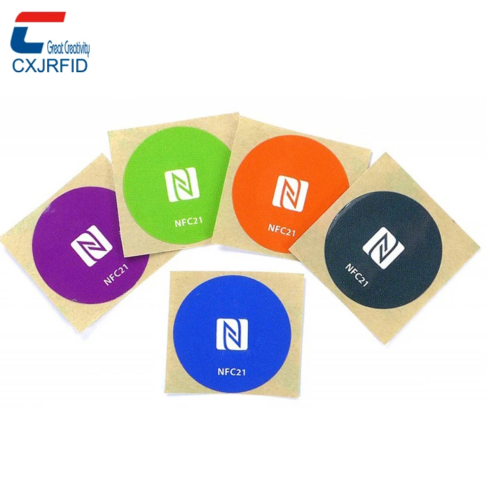 13.56 мГц Пассивные RFID qr-код наклейка iso 14443A mifare desfire ev1 4 К тег