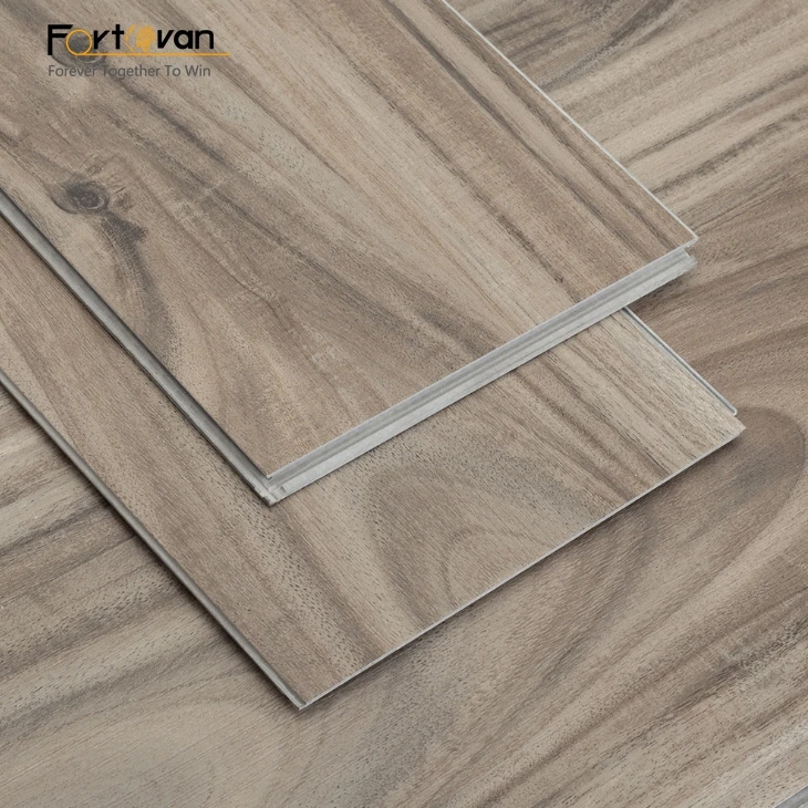 PVC SPC Anti-slip wood look garage floor tile vinyl flooring