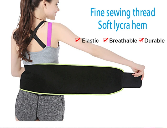 Sports Fitness Neoprene Sweat Waist Trimmer Belt