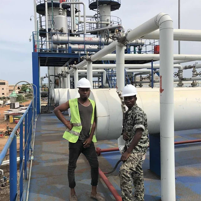 The professional modular crude oil petrochemical refinery plant for sale