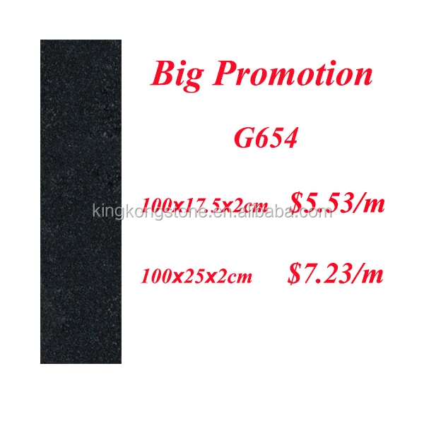 
Cheap Price black granite G654 window sills 