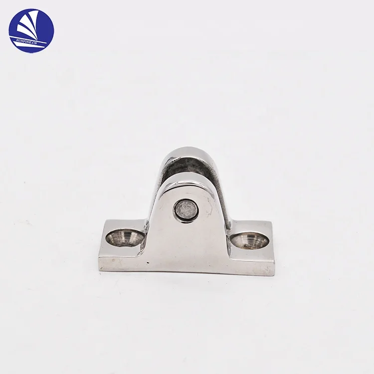 Hot Sales! Marine Boat Yacht Hardware Stainless Steel Heavy Deck Hinge Base  Top Slide quick release pins for boat bimini top