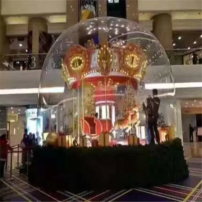 Custom High Quality Inflatable Christmas Snowflake Blowing Ball For Christmas Decoration