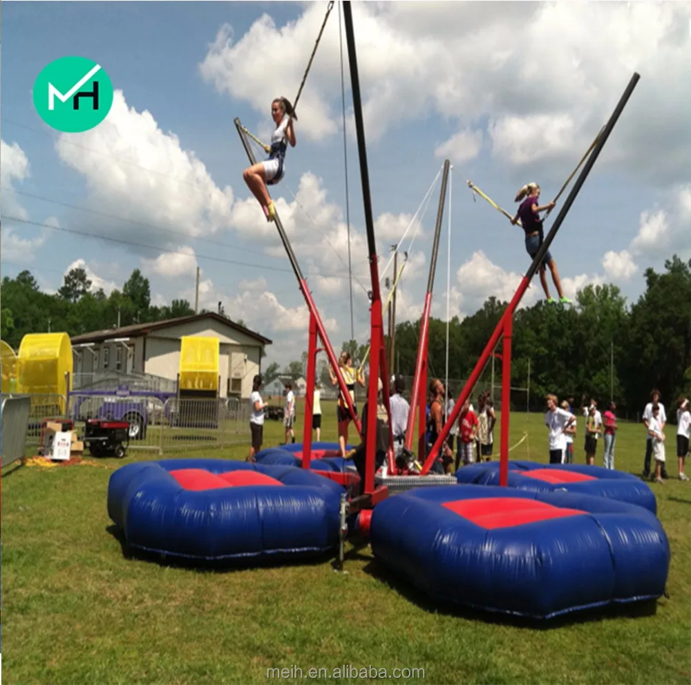 Giant professional supplier bungee trampoline for sale