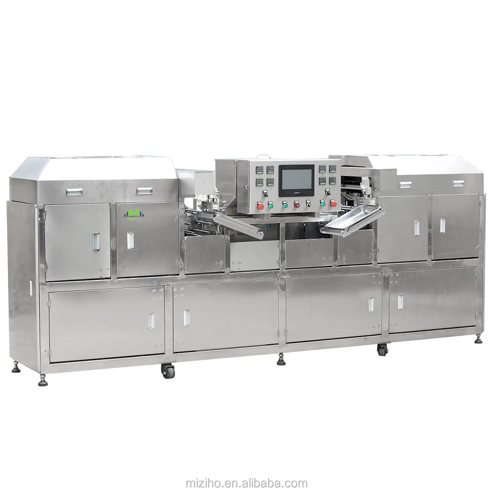 full automatic Turntable Cookie Bear Cake Chocolate box Biscuit bottle tape Sealing Machine