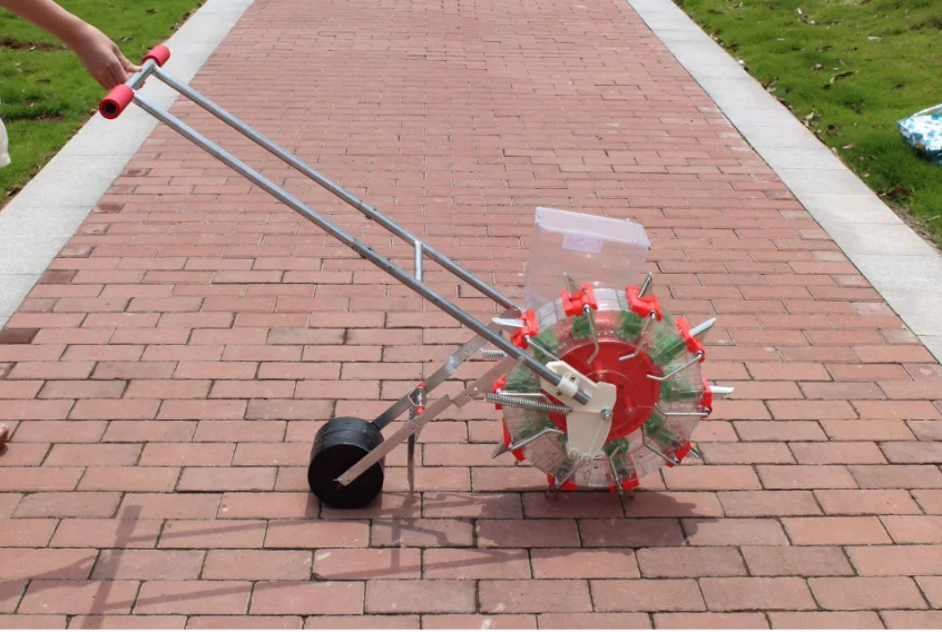 Регулируемая сеялка для овощей сельскохозяйственной техники ручная работа домашнего использования небольших размеров кукурузы сои и арахиса