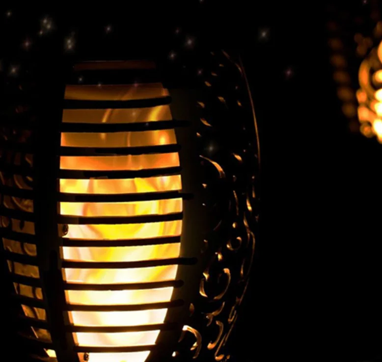 96 LEDs Outdoor Solar Torch Light Waterproof Flame Flickering Light Garden Path Decoration Landscape Lights