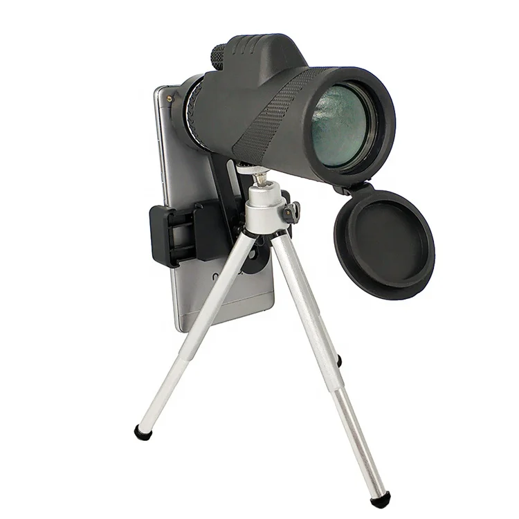 40x60 Cheap Monocular OEM ODM Telescope with Extendable Tripod Smartphone Mount