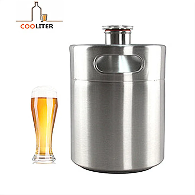 304 stainless steel beer growler 5l
