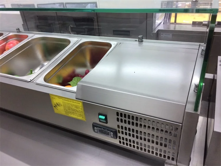 Стол для приготовления сэндвичей из нержавеющей стали