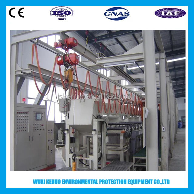 Автоматическая производственная линия цинкового покрытия для крепежного покрытия