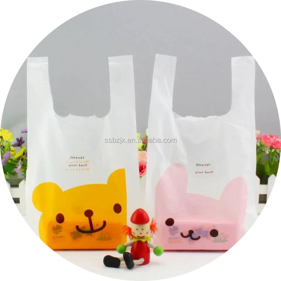 t-shirt bag making machine made shopping plastic bags with printing machinery