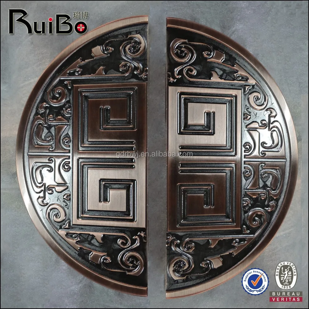RB-3204 manufacturer new design classical aluminum antique brass door handles