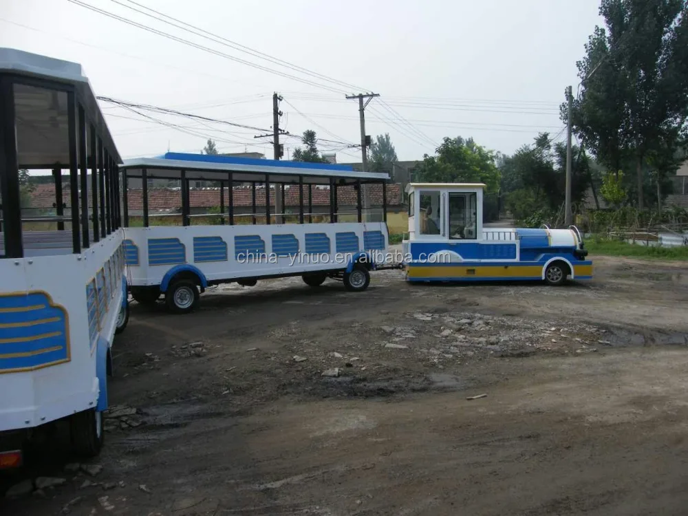 
China supplier YIZHIJINNUO trackless train carriage for sale 
